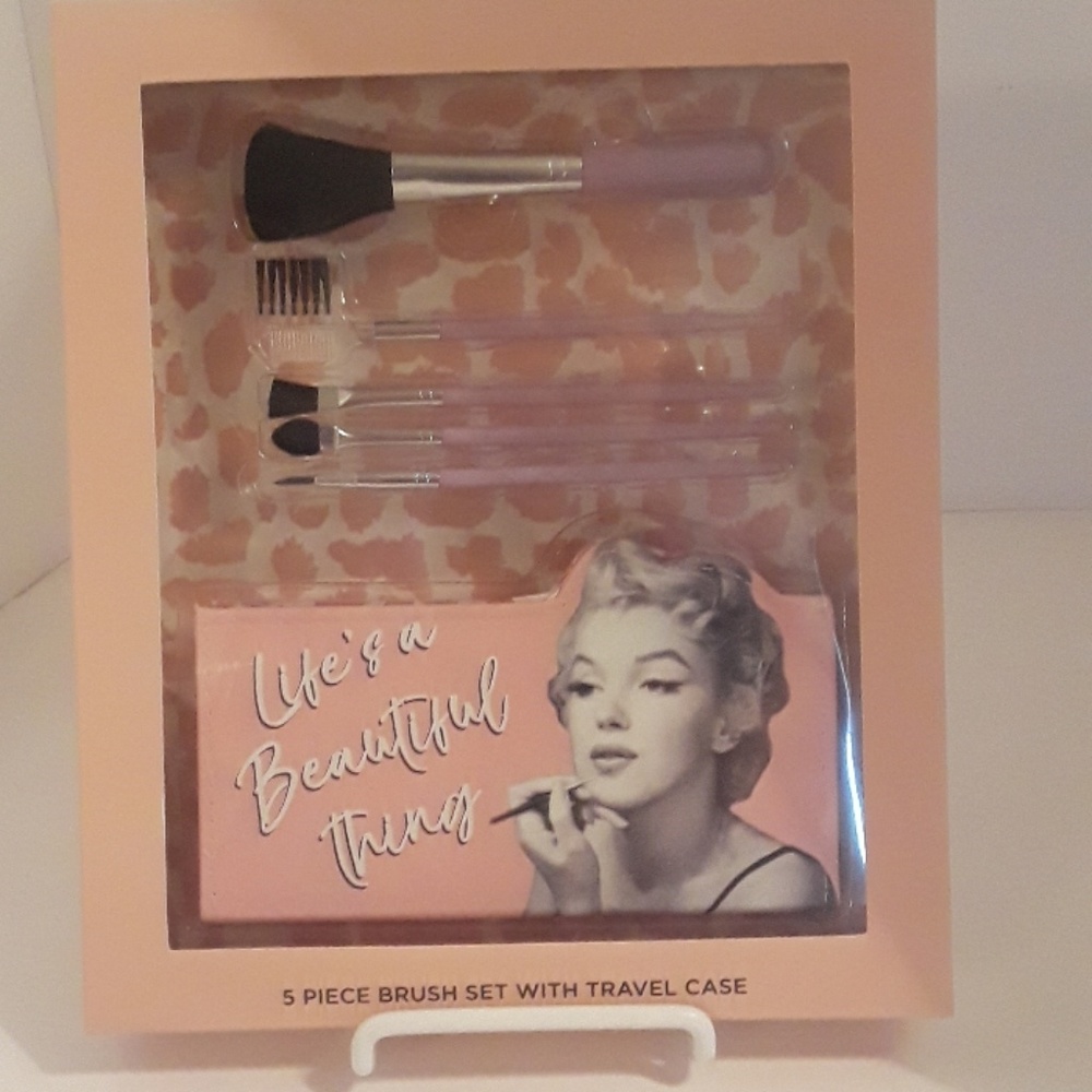Cosmetic brushes and travel case